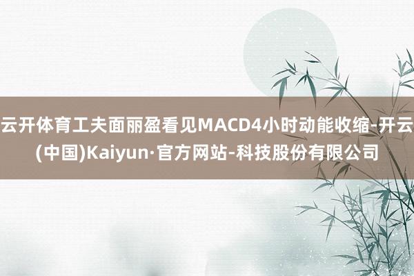 云开体育工夫面丽盈看见MACD4小时动能收缩-开云(中国)Kaiyun·官方网站-科技股份有限公司